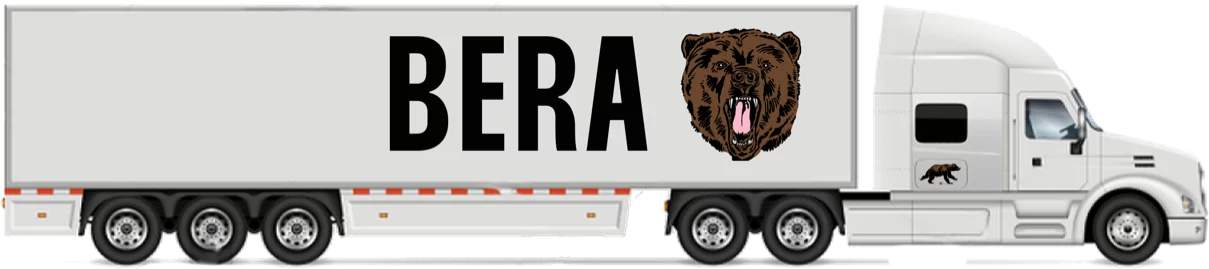 Ilustración del latertal de un camión de Bera Transportes-2